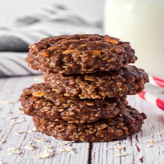 No Bake Oatmeal Cookies