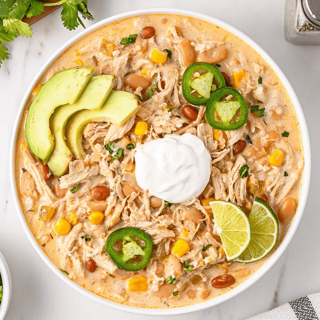 Crockpot White Chicken Chili
